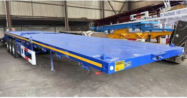 3 Axle Flatbed Trailer will be Sent to Nigeria