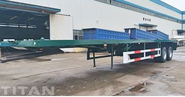 40 Ft Flatbed Semi Trailer Will Ship to Nigeria