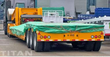 3 Axle Removable Gooseneck Trailer Will Ship to Nigeria