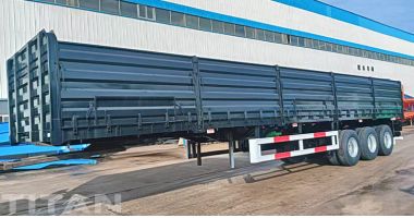 3 Axle Removable Cargo Side Wall Trailer Will Send to Nigeria