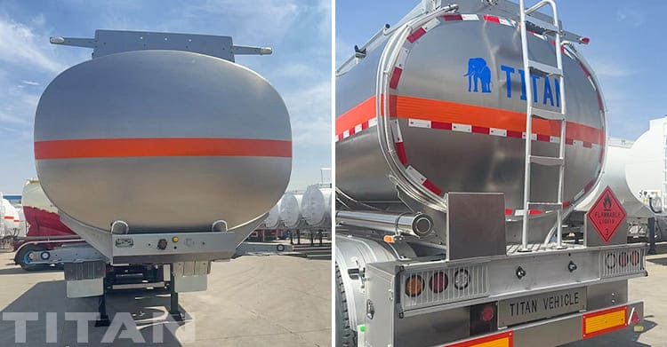 3 Axle aluminum Fuel Trailers for Sale Near Me in Nigeria