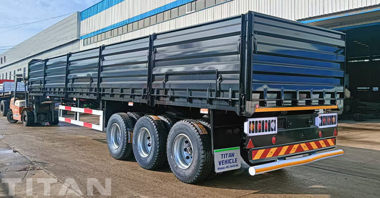 3 Axle Removable Cargo Side Wall Trailer for Sale in Nigeria