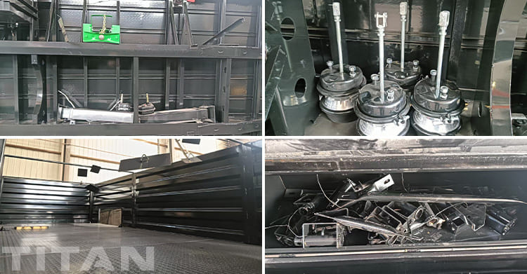 3 Axle Removable Cargo Side Wall Trailer for Sale in Nigeria