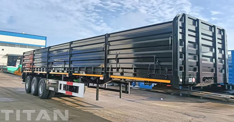 3 Axle Removable Cargo Side Wall Trailer for Sale in Nigeria