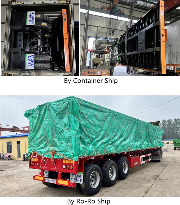 Different Delivery Methods for Tri Axle Trailer for Sale In Nigeria