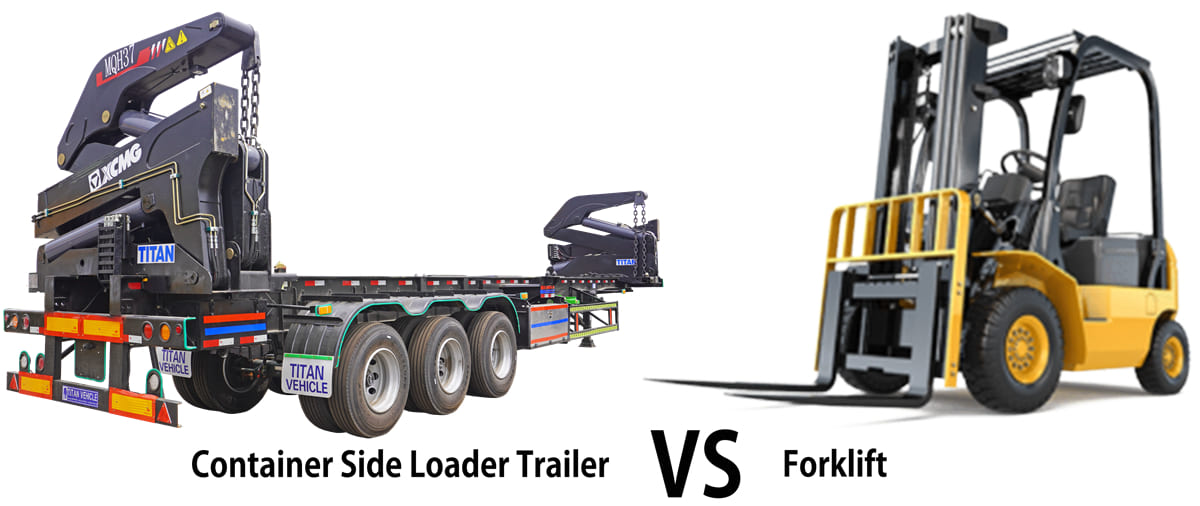 What is The Difference Between a Container Side Loader and a Forklift?