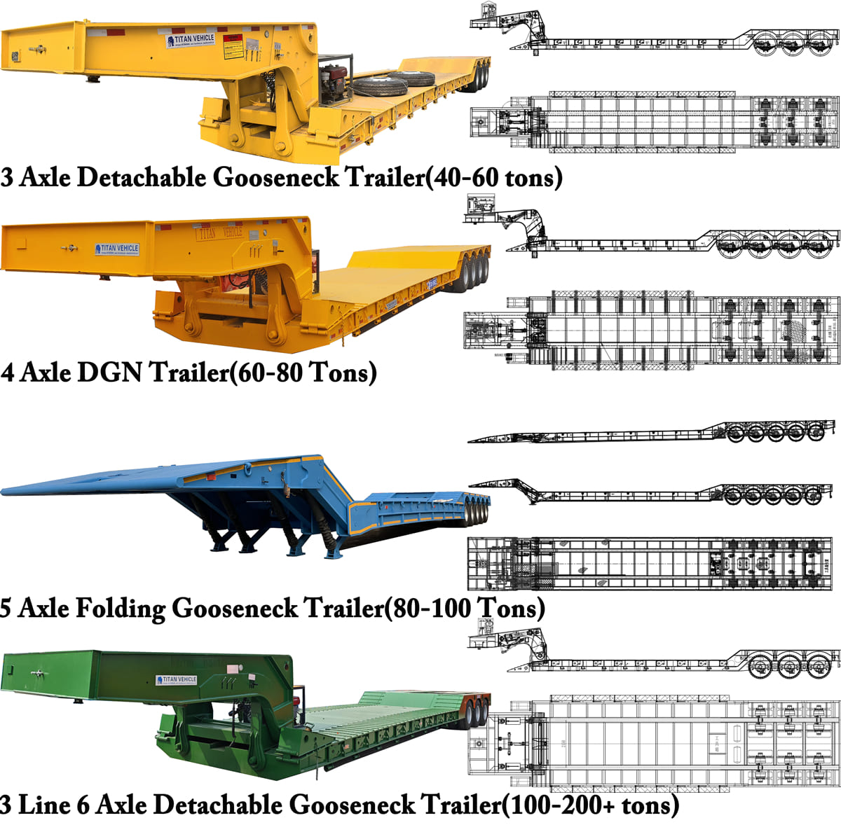 What Is The Maximum Load Capacity Of A Detachable Gooseneck Trailer?