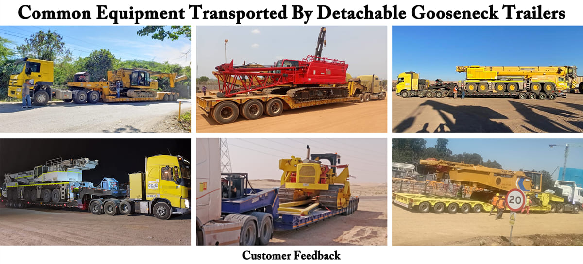 What Types Of Heavy Equipment Require A Detachable Gooseneck Trailer