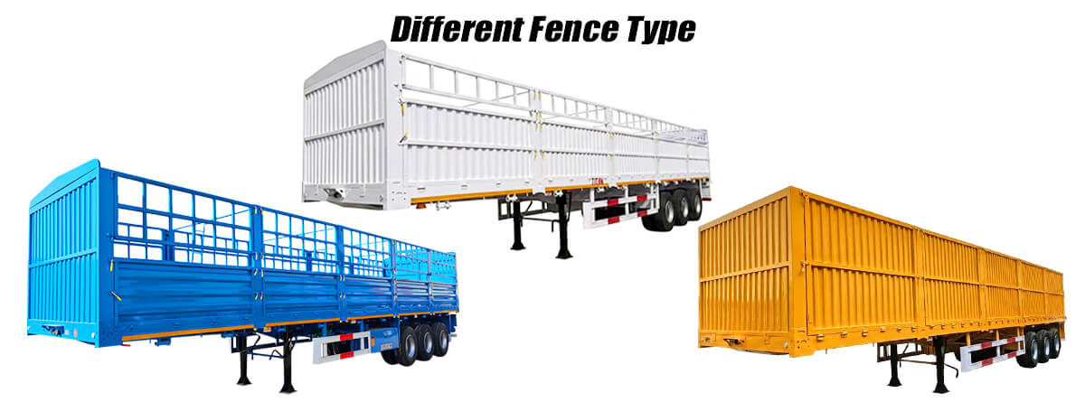 Fence Semi Trailer for Sale in Nigeria | Heavy Duty Stake Semi Trailer
