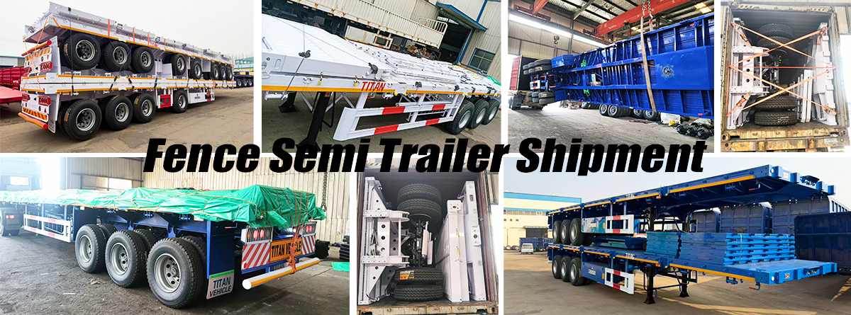 Fence Semi Trailer for Sale in Nigeria | Heavy Duty Stake Semi Trailer