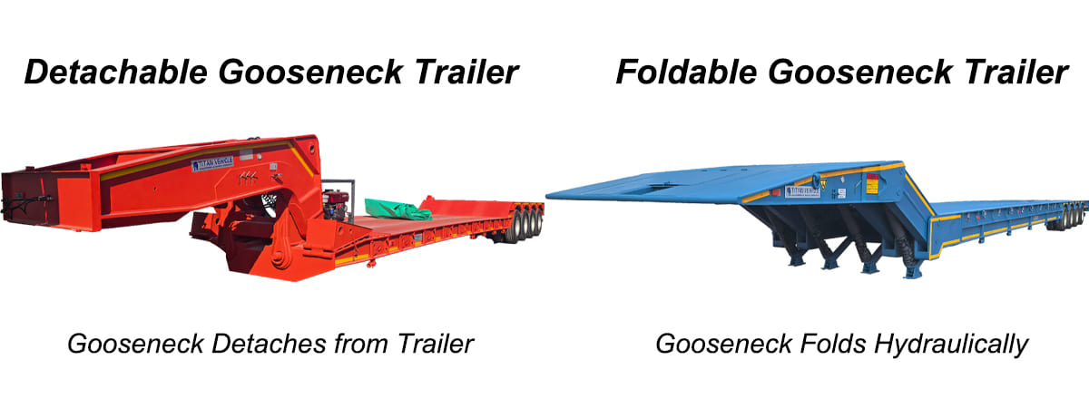 Hydraulic Removable Gooseneck Trailer for Sale in Nigeria
