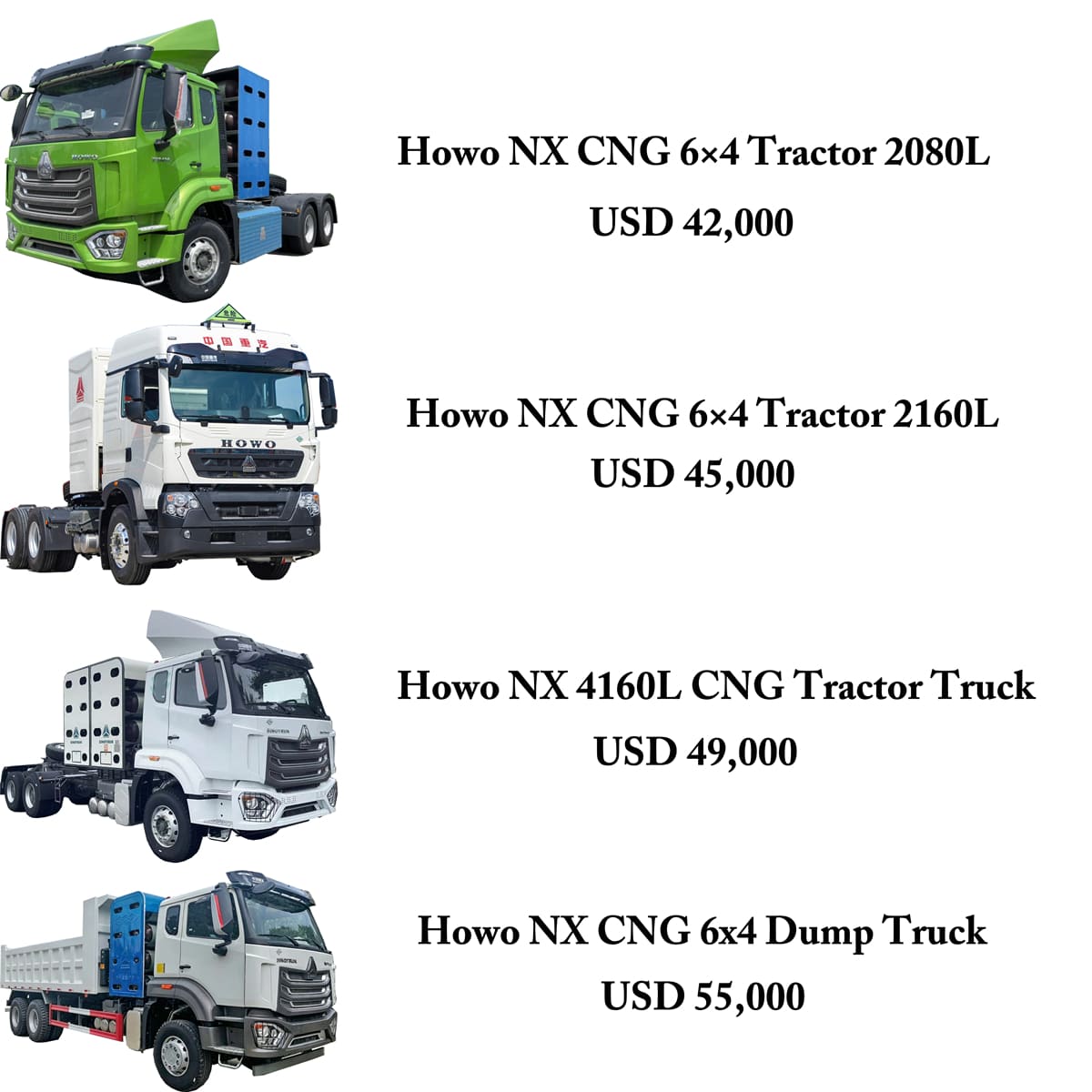 How Much Does A Howo CNG Truck Cost In Nigeria?