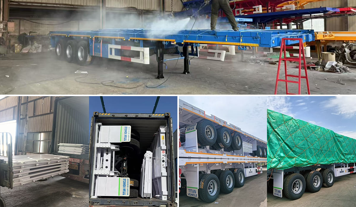 Drop Side Trailer | Cargo Side Wall Semi Trailer For Sale in Nigeria