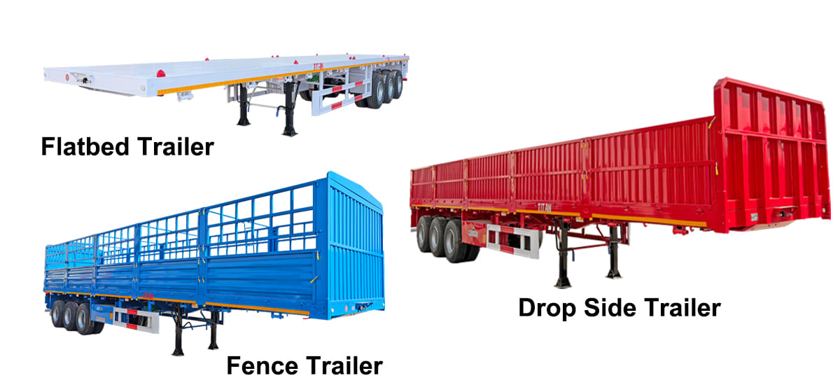 Drop Side Trailer | Cargo Side Wall Semi Trailer For Sale in Nigeria