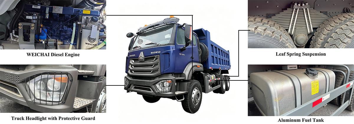 Sinotruk HOWO 6x4 vs 8x4 Tipper Trucks for Sale in Nigeria