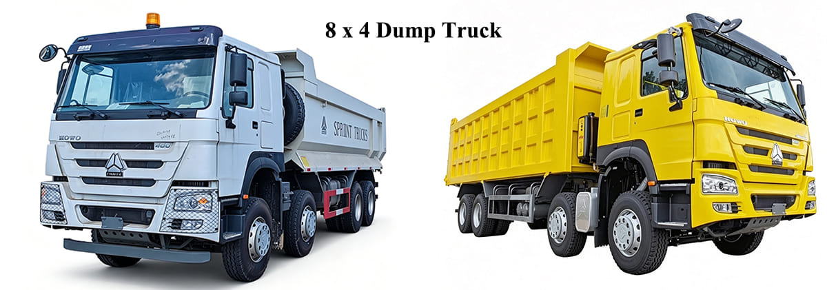 Sinotruk HOWO 6x4 vs 8x4 Tipper Trucks for Sale in Nigeria