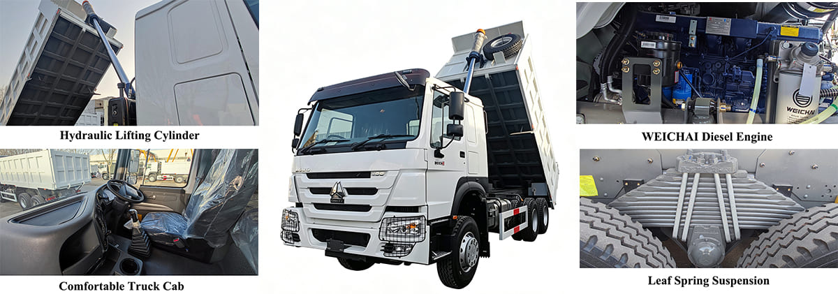 Sinotruk HOWO 6x4 vs 8x4 Tipper Trucks for Sale in Nigeria