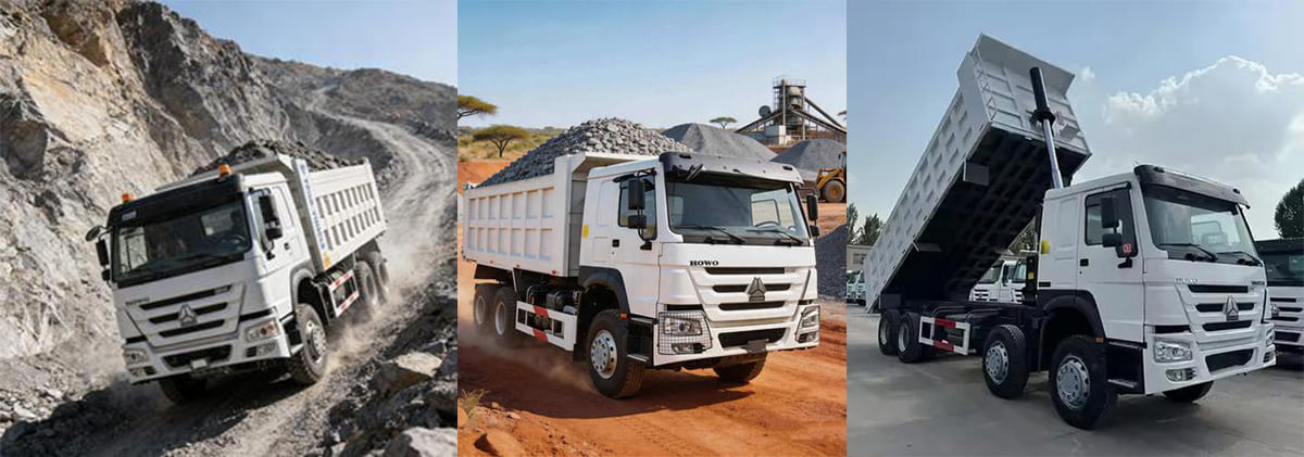 Sinotruk HOWO 6x4 vs 8x4 Tipper Trucks for Sale in Nigeria
