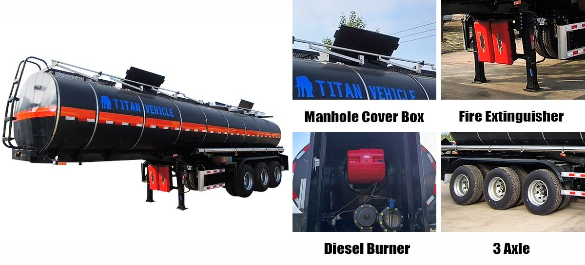 Asphalt Tanker Trailer for Sale in Nigeria | Bitumen Tanker