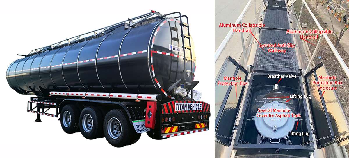 Asphalt Tanker Trailer for Sale in Nigeria | Bitumen Tanker
