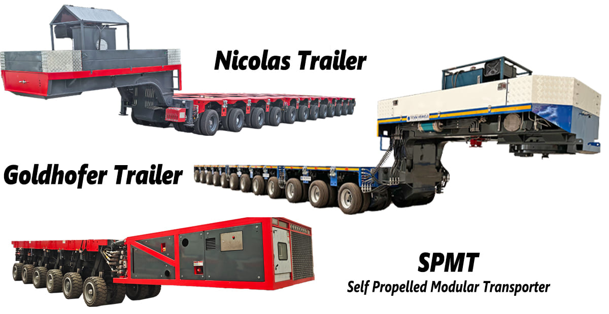 Hydraulic Modular Trailer for Sale in Nigeria: Nicolas, Goldhofer, SPMT