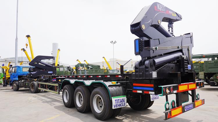 40 Ton Side Lifter Trailer for 20/40 FT Container Loading