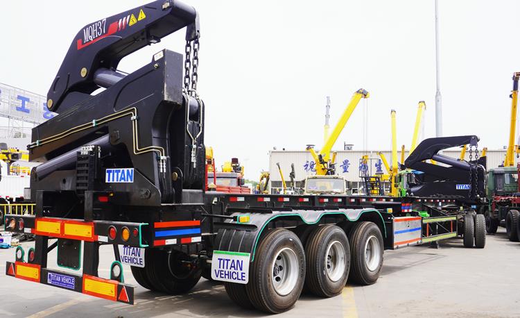 40 Ton Side Lifter Trailer for 20/40 FT Container Loading