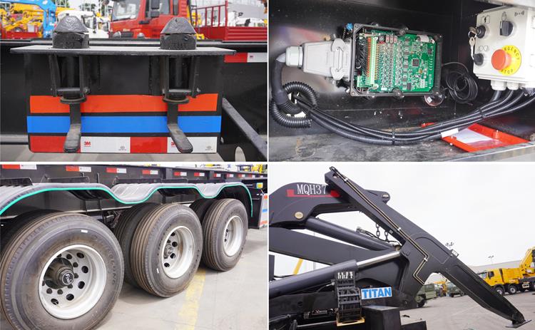 40 Ton Side Lifter Trailer for 20/40 FT Container Loading
