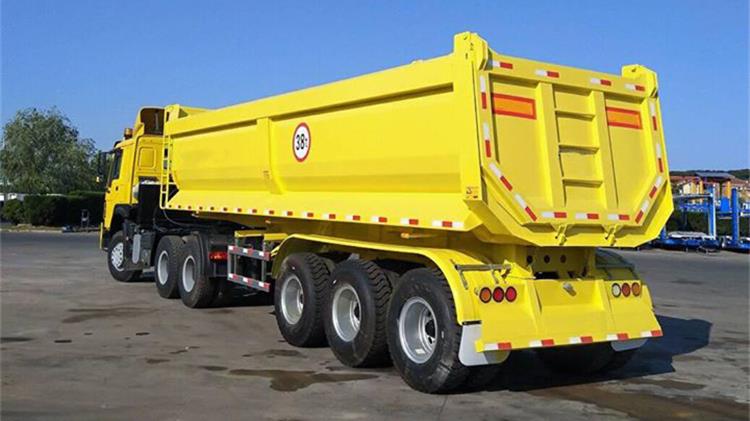Hydraulic China Truck Tipper Trailer for Sale Price in Ghana