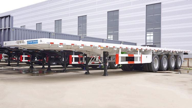 12Meter 45 Ft Flat Bed Trailer for Sale in Ghana Accra
