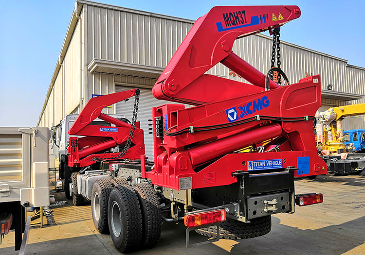 20ft container side loader truck trailer 