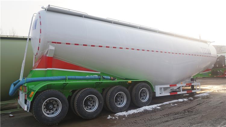 4 Axle 60 Ton Powder Tanker for Sale In Ghana Tema | Silo Semi Trailer for Sale