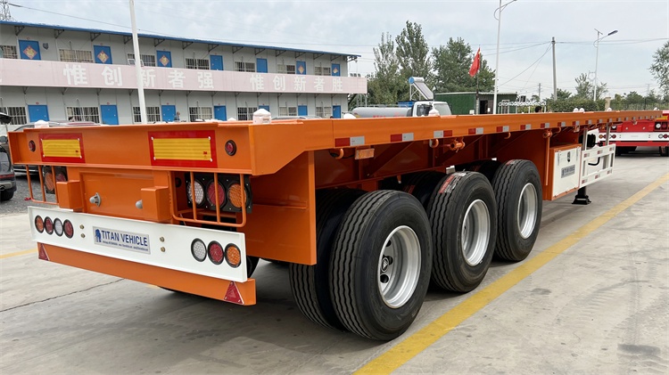 12.5m Tri Axle Flatbed Trailer for Sale In Nigeria Lagos