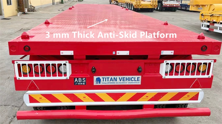 40 ft Flatbed Truck Semi Trailer for Sale In Lagos - Sinotruk Nigeria