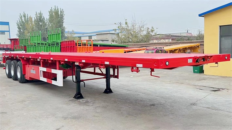 40 ft Flatbed Truck Semi Trailer for Sale In Lagos - Sinotruk Nigeria