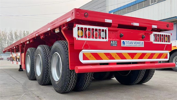 40 ft Flatbed Truck Semi Trailer for Sale In Lagos - Sinotruk Nigeria