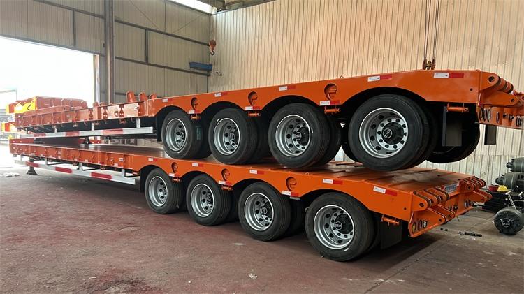 Spot Promotional 4 Axle 40 feet Low Bed Trailer | Excavator Trailer for Sale In Nigeria