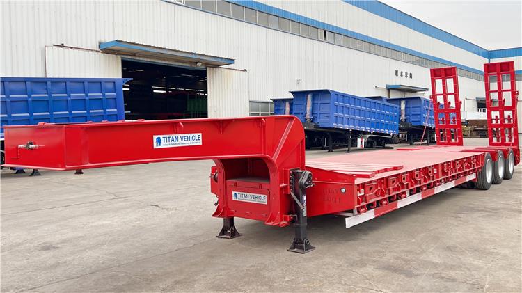 80 Ton Semi Lowbed Trailer | Low Bed Semi Trailer Truck Price In Nigeria