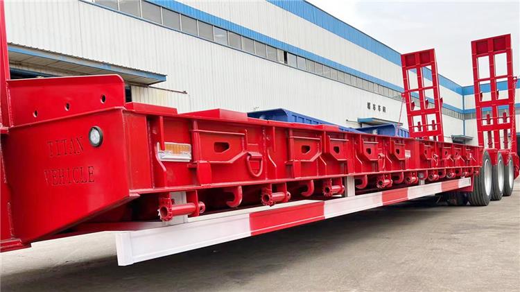 80 Ton Semi Lowbed Trailer | Low Bed Semi Trailer Truck Price In Nigeria