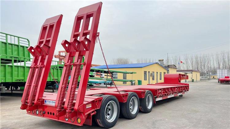 80 Ton Semi Lowbed Trailer | Low Bed Semi Trailer Truck Price In Nigeria
