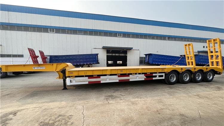 4 Axle 40 feet Semi Low Bed Trailer in Lagos | Low Bed Semi Trailer for Sale In Nigeria