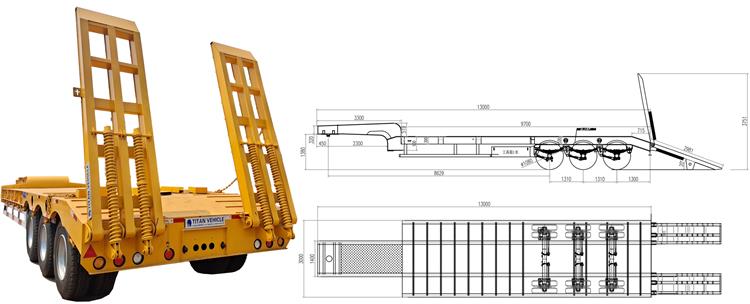 3 Axle Semi Low Loader Trailer for Sale In Nigeria