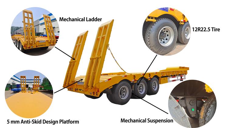 3 Axle Semi Low Loader Trailer for Sale In Nigeria