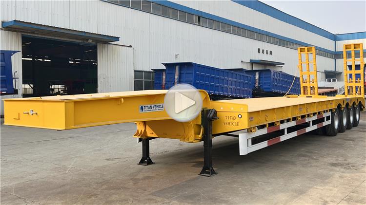 4 Axle 40 feet Semi Low Bed Trailer in Lagos | Low Bed Semi Trailer for Sale In Nigeria