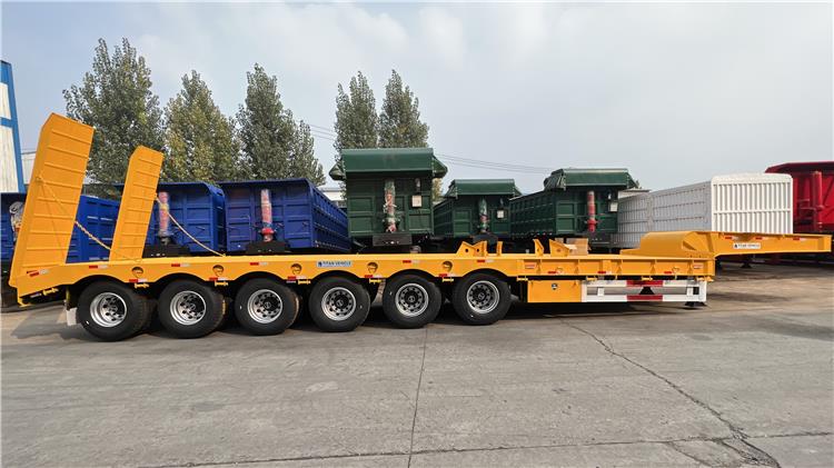 Drop Deck Low Loader Semi Trailer Transport In Lagos | Sinotruk Nigeria
