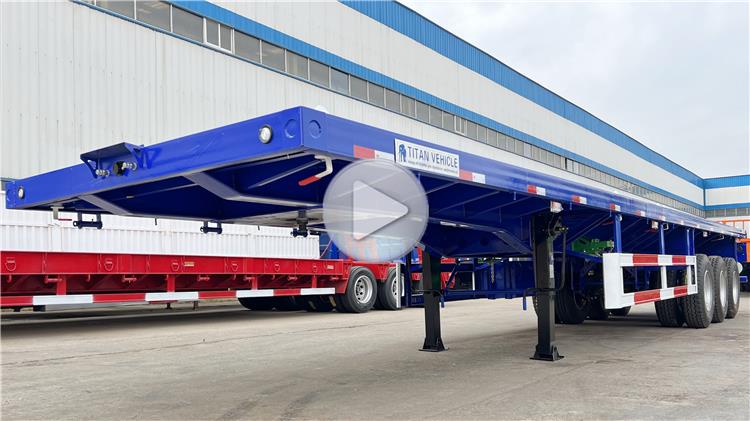 40ft Flatbed Semi Trailer with 3 Axles for Sale In Nigeria Lagos - Sinotruk Nigeria