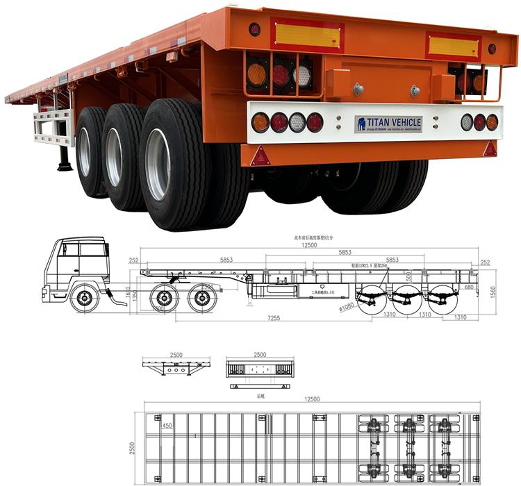 12m Tri Axle Trailer for Sale in Nigeria