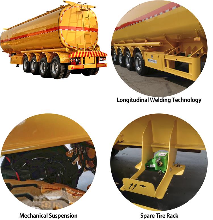 Sinotruk Nigeria Fuel Tanker Semi Trailer for Sale Near Me In Nigeria