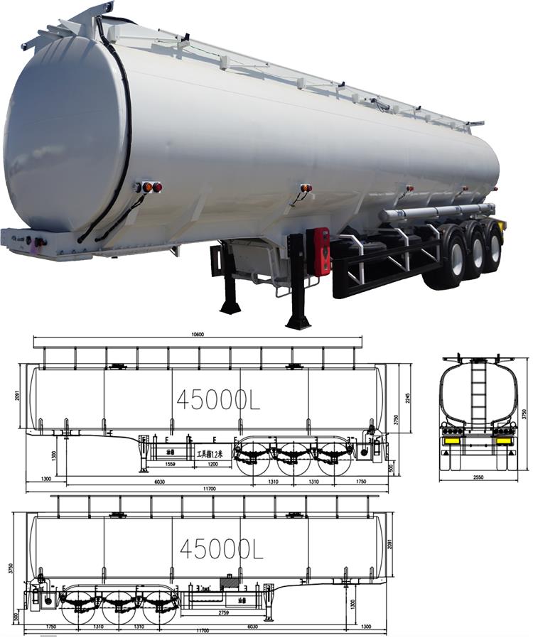 Oil Tanker Price | 42000 Ltrs Oil Tanker Trailer for Sale Price In Nigeria Abuja