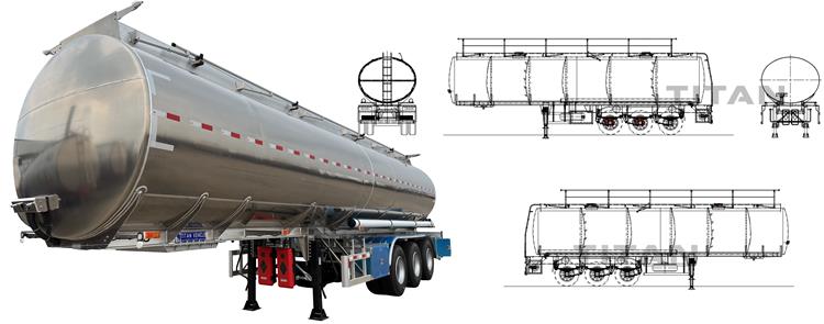 Aluminum Fuel Tanker Trailer Truck Price In Nigeria